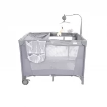 Tinnies P614-1 Tinnies Baby Play Pen W/ Rocking (Grey)