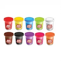 Dede 3593 Art Craft 140 Gr Single Dough Pot-white For Kids