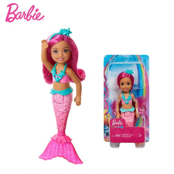 Barbie Doll GJJ85 Dreamtopia Doll Chelsea Mermaid Rainbow Set