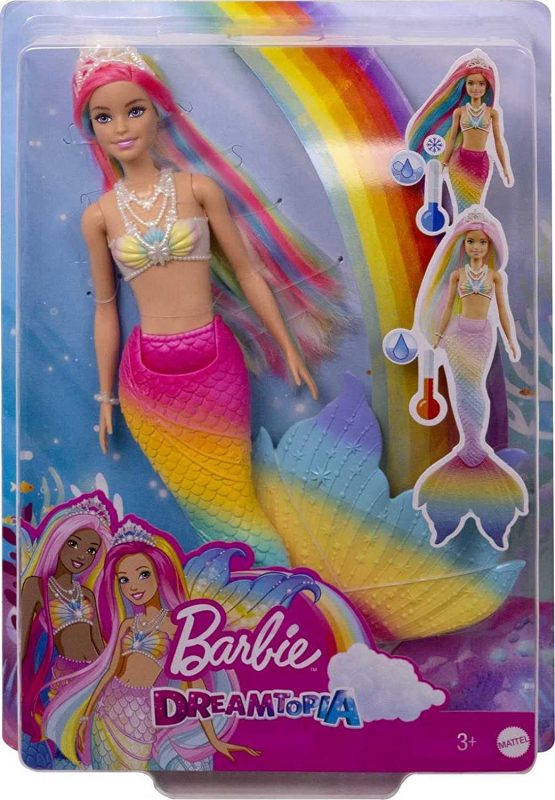 Barbie Doll GTF89 Dreamtopia Rainbow Magic Mermaid