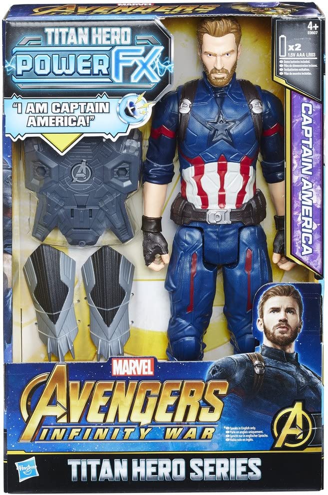 Hasbro E0607 Captain America Avengers Infinity War Titan Hero Power Fx ...