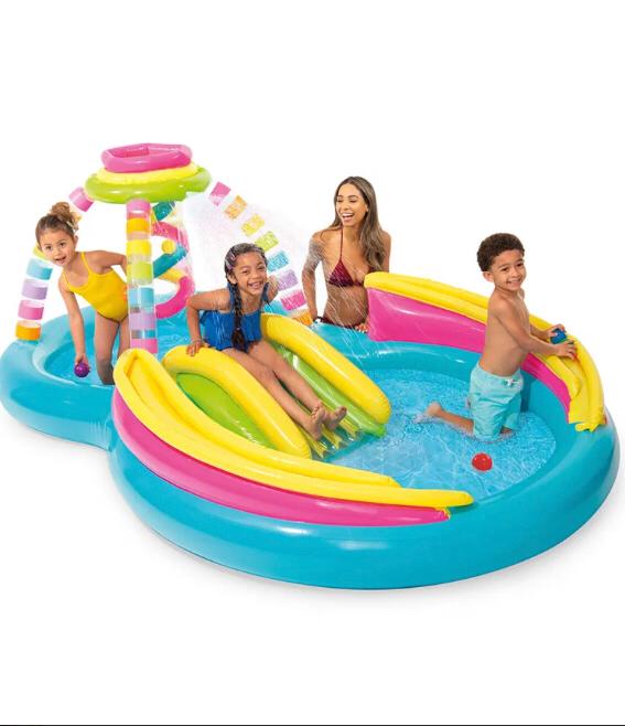 Intex 56137 Rainbow Funnel Play Center - Swimming Pool for Kids