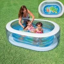 OVAL WHALE KIDS FUN POOL (64”X42”X18”)
