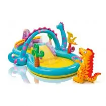 Intex Inflatable Dinoland Play Center With Sprayer Swimming Pool