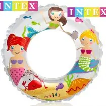 Intex 59242 Transparent Ring Inflatabale swim Tube – Color May Vary