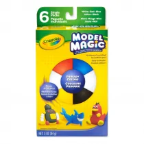 Crayola 232404 Model Magic Secondary Colors Pack of 6