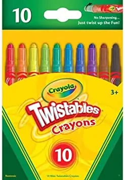 Crayola 529715 Mini Crayons Twistable Pack of 10