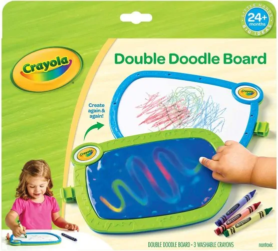 Crayola 811399 Double Doodle Board Tablet Design Washable