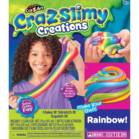 CRA Z ART 19053 Cra.Z.Slimy Creations Rainbow Fun