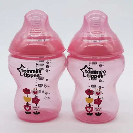 Tommee Tippee 422581 TINTED Bottle 260ML/9OZ – PINK 2PK