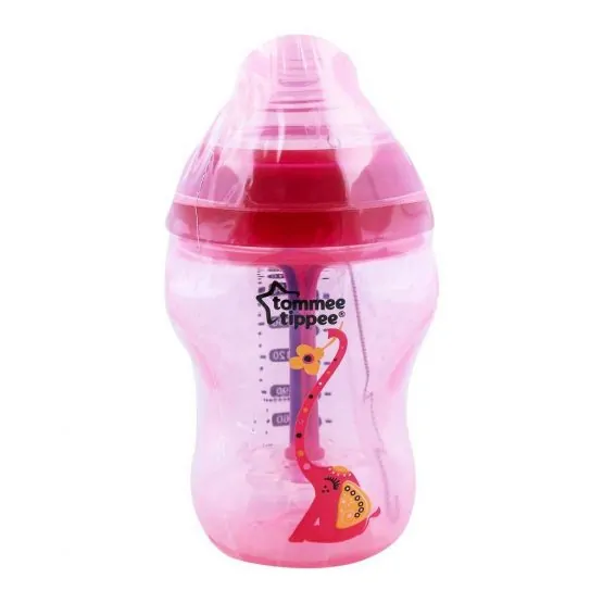 Tommee Tippee 422656 DECO ADVANCE ANTI-COLIC Bottle SINGLE (GIRL) 260ML 1PK