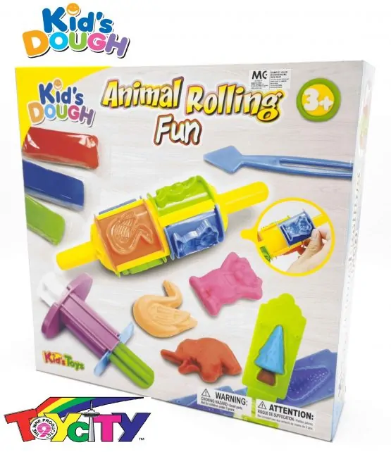 Kids Dough 11754 Animal Rolling Clay Play set