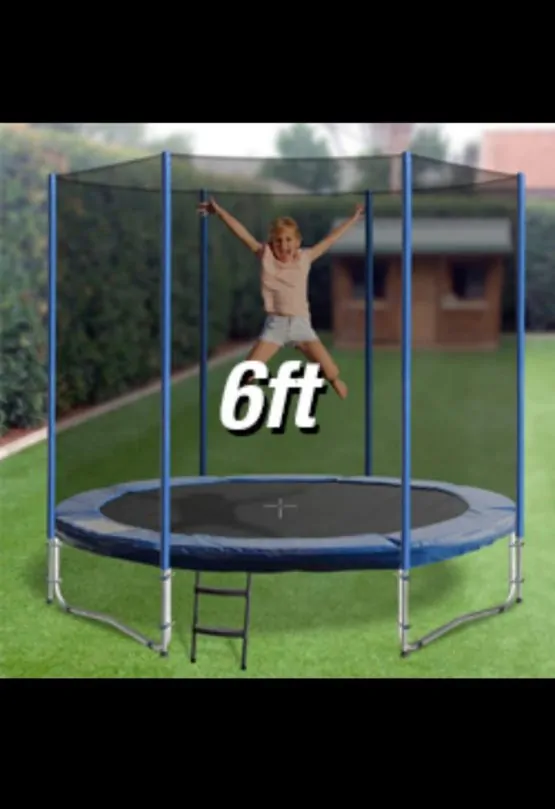Trampoline 6′ Safety Jump In for Kids Fun