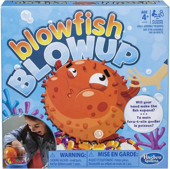 Hasbro E3255 Blowfish Blowup Game