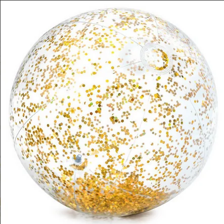 Intex 58070 Glitter Beach Balls Transparent