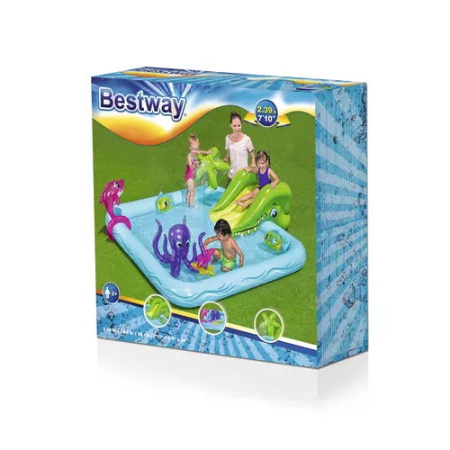 Bestway 53052 Fantastic Aquarium Play Center 7’10×6’9×34 For Kids