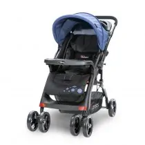 Tinnies C-18d Tinnies Baby Stroller Reversible Handle Black