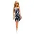 Barbie FXL68 Doll W-black & White Dress T7580 For Kids