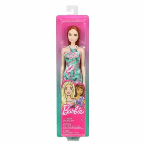Barbie GHT27 Doll W-green Dress For Kids