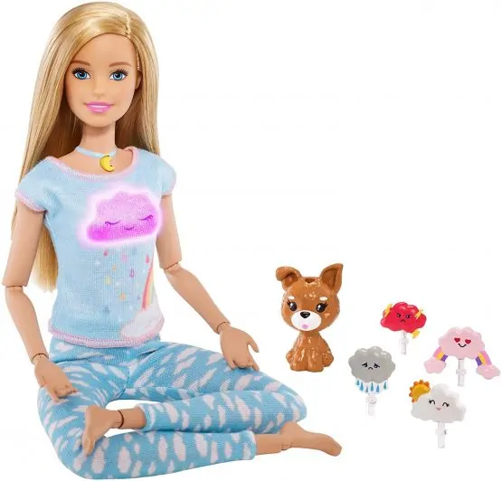 Barbie GMJ72 Breathe with Me Meditation Doll For Kids