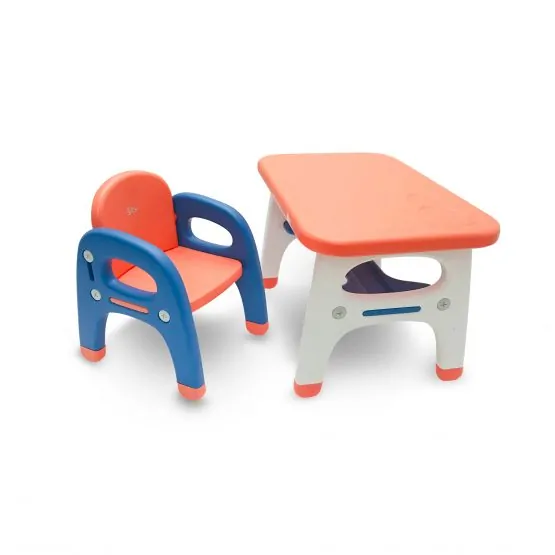 Tinnies T1102 Children Table Set Blue/Orange