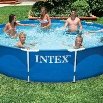 Intex 28210 Metal Frame Pool, Ages 6+