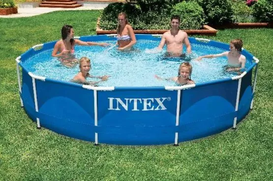 Intex 28210 Metal Frame Pool, Ages 6+