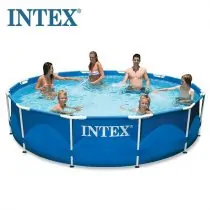Intex 28212 12x30in Meatl Frame Pool W- Filter