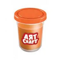 Dede 3589 Art Craft 140 Gr Single Dough Pot-orange For Kids