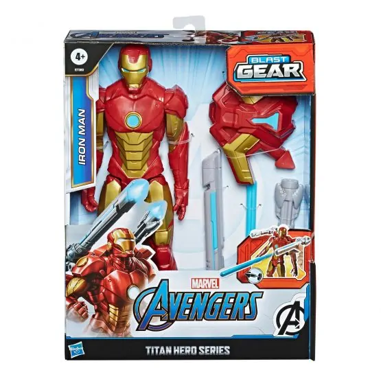Hasbro E7380 Marvel Avengers Iron Man Titan Hero Series Gear Blast