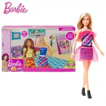 Buy Barbie Doll GFB82 Fashion Activity Cloth and Accessories Girl Toy