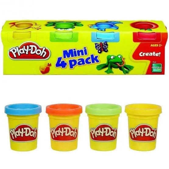 Hasbro 23241 Play-Doh Modelling Clay Mini 4 Pack – Toys for Kids