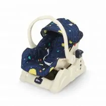 Tinnies T003-064 Baby Carry Cot W/Rocking BLUE SPACE – Baby Care