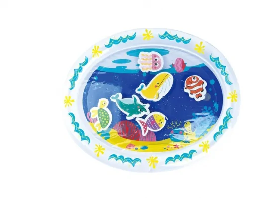 PlayGo 16963 Interactive Water Sensory Mat Marine Animals - Toys for Kids