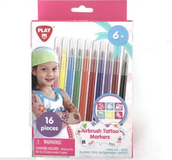 PlayGo 6052 Air Brush Tattoo Markers - Educational Toys