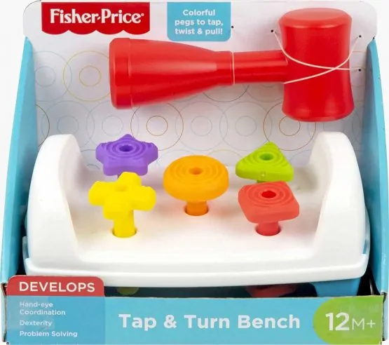 Fisher Price GJW05 Trap & Turn Bench – Activity Toys for Kids