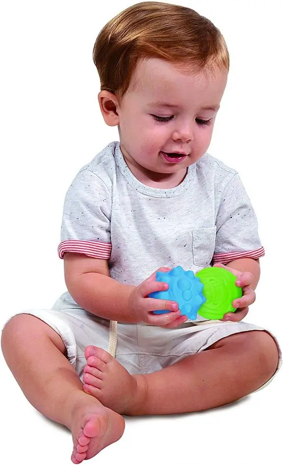 PlayGo 2403 Rainbow Texture Balls for Kids – Baby Toys