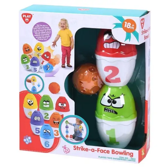 PlayGo 2833 Strike a Face Bowling – Baby Toys