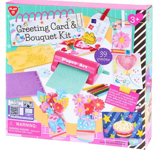 PlayGo 6043 Greeting Card and Bouquet Kit – Toys for Girls