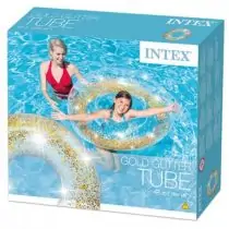 Intex 56274 Inflatable Transparent GlitterTubes
