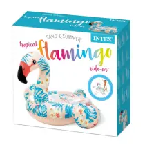 Intex 57559 Tropical Flamingo Inflatable Pool Float – 58″x55″37″