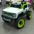 Green & White Jeep